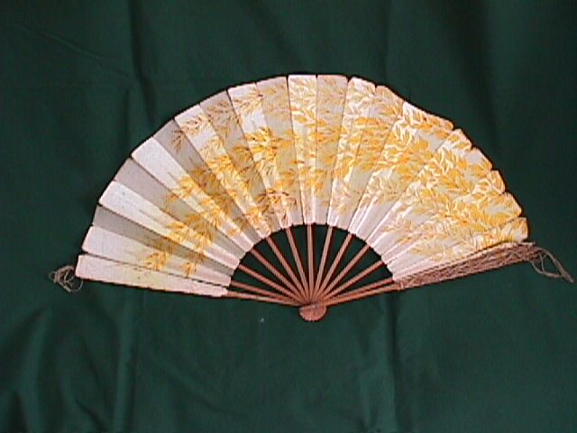 Victorian fan, autographed by steamboat people