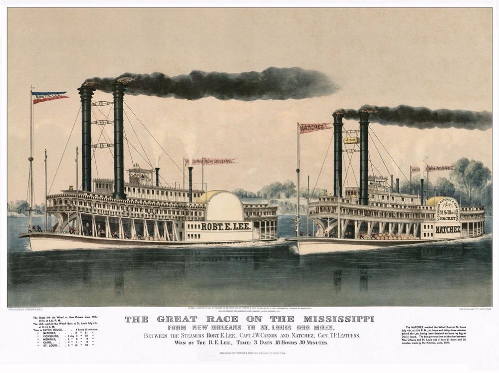 steamboat illustrations